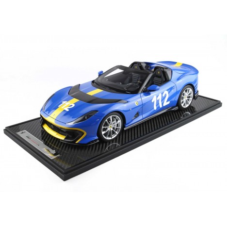 Ferrari 812 Competizione A (Frans Racing Blue) 1/12 BBR BBR Models - 2