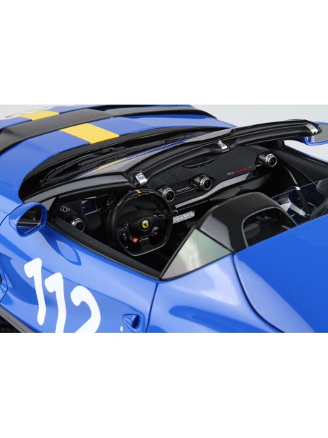 Ferrari 812 Competizione A (French Racing Blue) 1/12 BBR BBR Models - 3