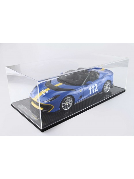 Ferrari 812 Competizione A (Frans Racing Blue) 1/12 BBR BBR Models - 7