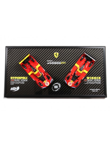 Ferrari 499P Le mans 2023 Set n.50 n.51 1/43 BBR BBR Models - 2