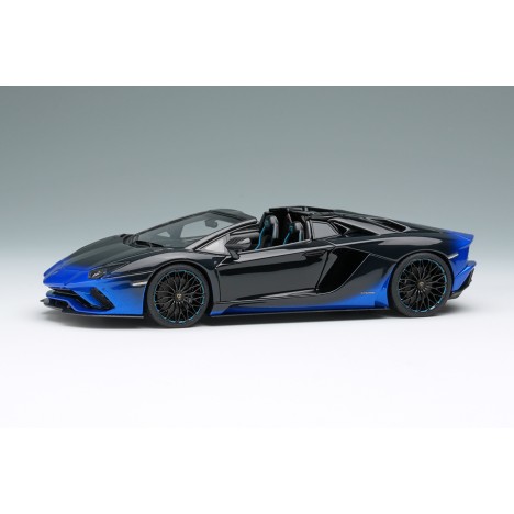 Lamborghini Aventador S Roadster 50th Anniversary Japan 2018 (Blu Nethuns) 1/43 Make Up Eidolon Make Up - 1