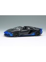 Lamborghini Aventador S Roadster 50th Anniversary Japan 2018 (Blu Nethuns) 1/43 Make Up Eidolon Make Up - 1