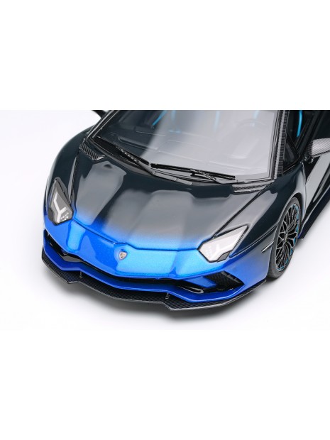 Lamborghini Aventador S Roadster 50th Anniversary Japan 2018 (Blu Nethuns) 1/43 Make Up Eidolon Make Up - 3