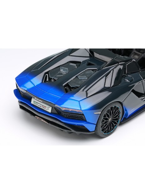 Lamborghini Aventador S Roadster 50th Anniversary Japan 2018 (Blu Nethuns) 1/43 Make Up Eidolon Make Up - 4