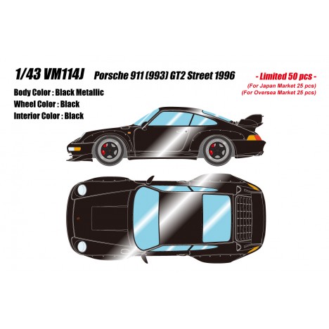 Porsche 911(993) GT2 Street 1996 1/43 Make Up Vision Make Up - 1