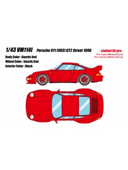 Porsche 911(993) GT2 Street 1996 (Guards Red) 1/43 Make Up Vision Make Up - 1