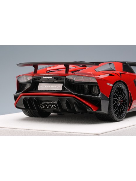 Lamborghini Aventador SV Roadster (Rosso Bia) 1/18 Make-Up Eidolon Make Up - 5