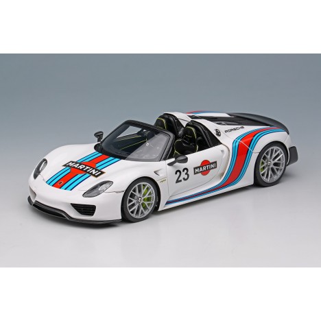 Porsche 918 Spyder Weissach Package Martini 1/43 Make-Up Eidolon Make Up - 1