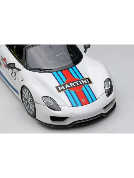 Porsche 918 Spyder Weissach Package Martini 1/43 Make-Up Eidolon Make Up - 6