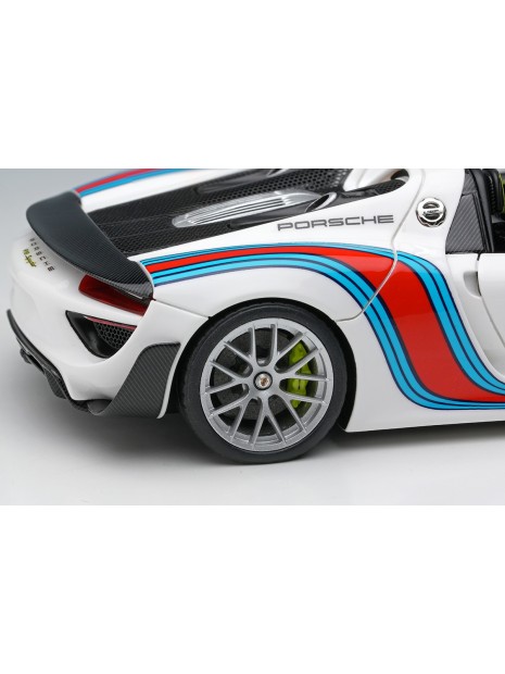 Porsche 918 Spyder Weissach Package Martini 1/43 Make-Up Eidolon Make Up - 9