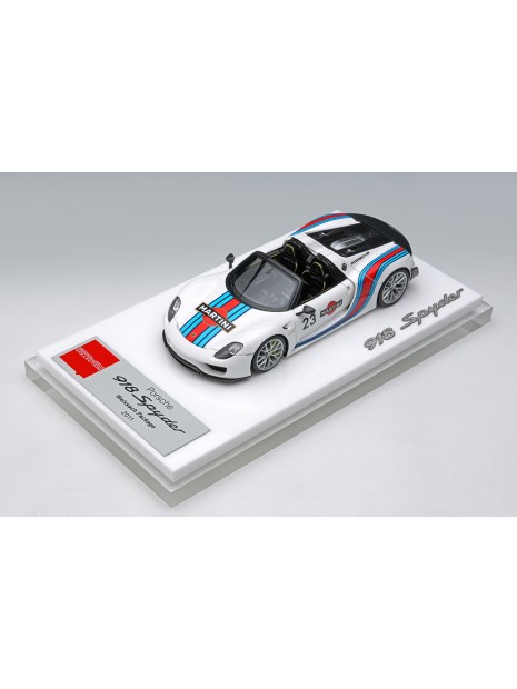 Porsche 918 Spyder Weissach Package Martini 1/43 Make-Up Eidolon Make Up - 13