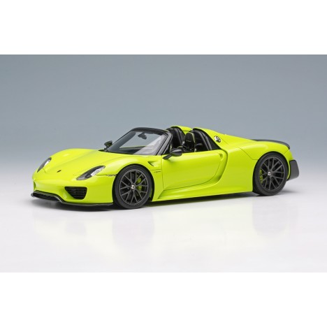 Porsche 918 Spyder Weissach Package (Acid Green) 1/43 Make-Up Eidolon Make Up - 1