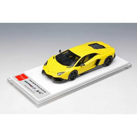 Lamborghini Aventador LP720-4 50º Anniversario 2013 (Giallo Maggio) 1/43 Make Up Eidolon Make Up - 2