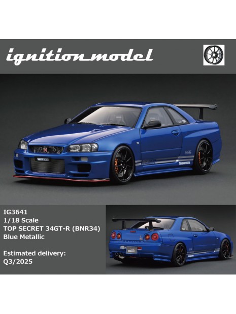 Top Secret 34GT-R (BNR34) 1/18 Ignition Model Ignition Model - 4