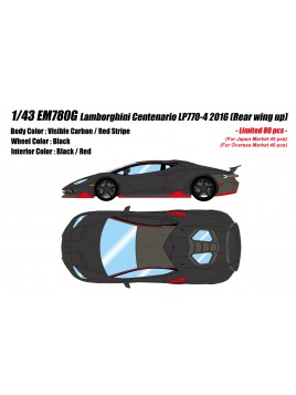 Lamborghini Centenario (Carbon) 1/43 Make Up Eidolon Make Up - 1