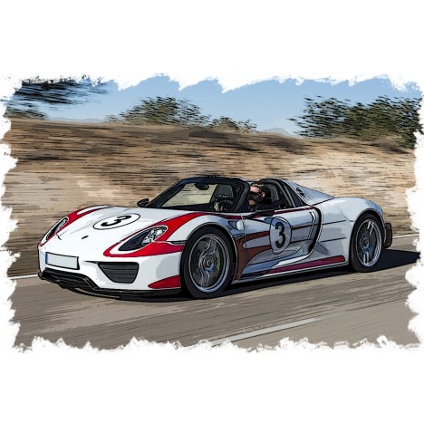 Porsche 918 Spyder Weissach Package 1/43 Make-Up Eidolon Make Up - 2