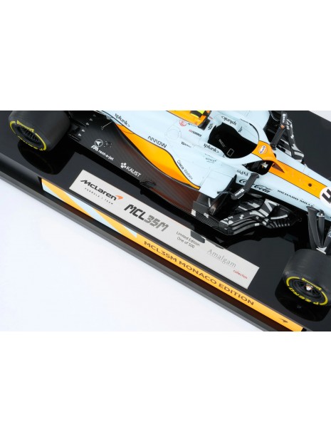 McLaren MCL35M 2021 Monaco Grand Prix - Lando Norris 1/18 Amalgam Amalgam Collection - 15