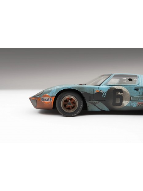 Ford GT40 1969 Le Mans Winner "Race weathered" 1/18 Amalgam Amalgam Collection - 6