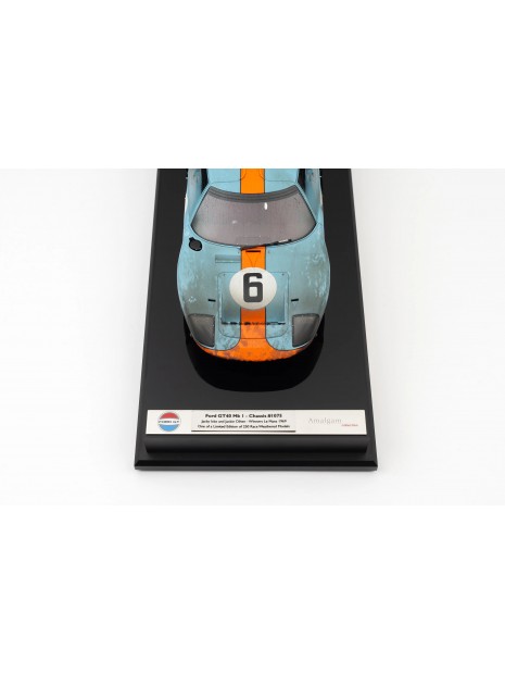 Ford GT40 1969 Le Mans Winner "Race weathered" 1/18 Amalgam Amalgam Collection - 8