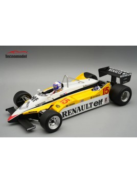 Renault RE30B 1982 Winner South Africa 1/18 tecnomodel Tecnomodel - 1